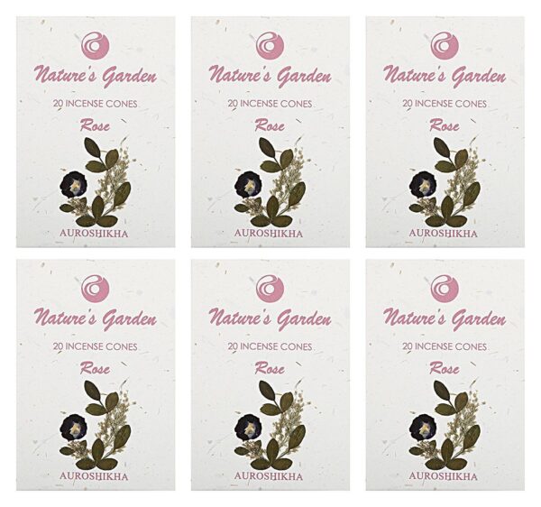 Rose Incense Cones (20 Cones)